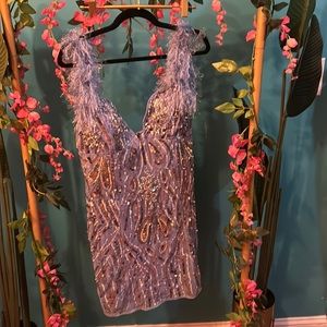 ASOS luxe embellished gemstone mini